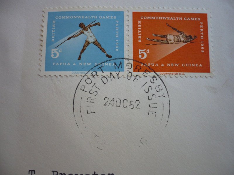 Stamps - Papua New Guinea - Scott# 171-172  - First Day Cover