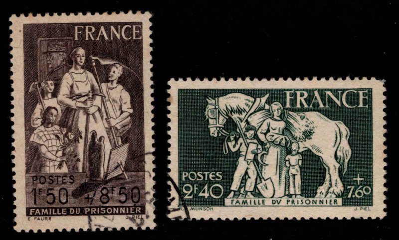 FRANCE Scott B159-B160 Used  stamp set