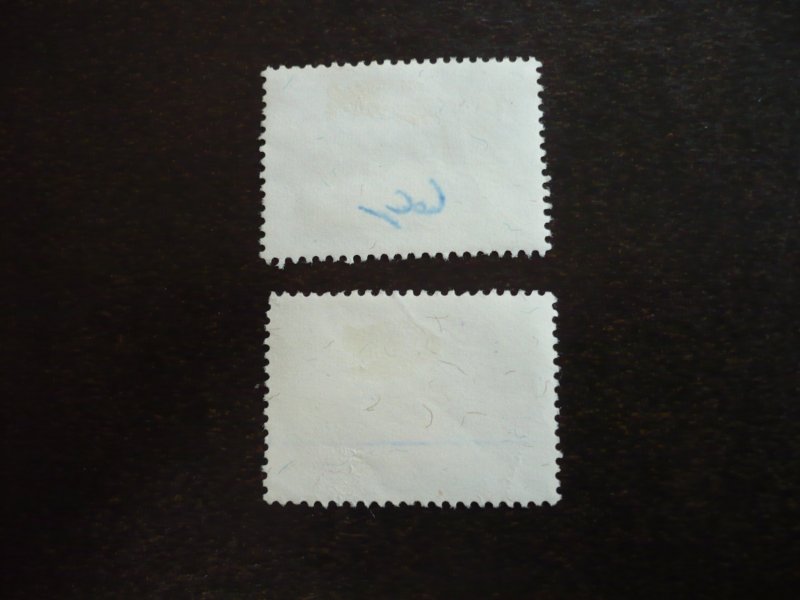 Stamps - Malaysia - Scott# 12,14 - Used Part Set of 2 Stamps