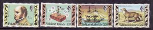 Falkland Is.-Sc#344-7- id9-unused NH set-Charles Darwin-1982-