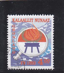 Greenland  Scott#  255  Used