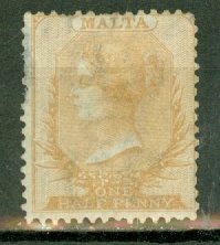 BV: Malta 3a unused no gum CV $130