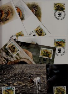 Somalia 8 covers/cards WWF-92/Gazelle