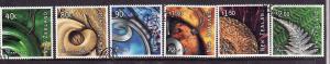 New Zealand-Sc#1708-13-used set-Art from Nature-2001-