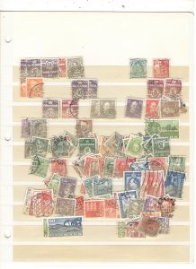 DENMARK COLLECTION ON STOCK SHEET, MINT/USED