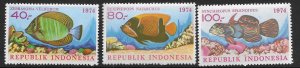 Indonesia 926-28  1974   set 3  FVF Mint NH