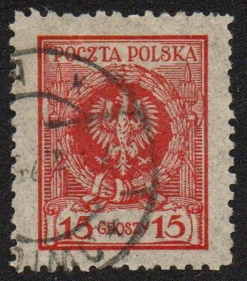 Poland Sc #220 Used
