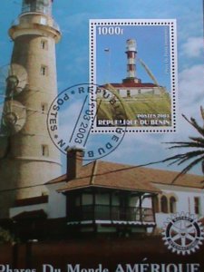 BENIN-2003-THE LIGHT HOUSE-CTO S/S VERY FINE WE COMBINE & SHIP TO WORLD WIDE.