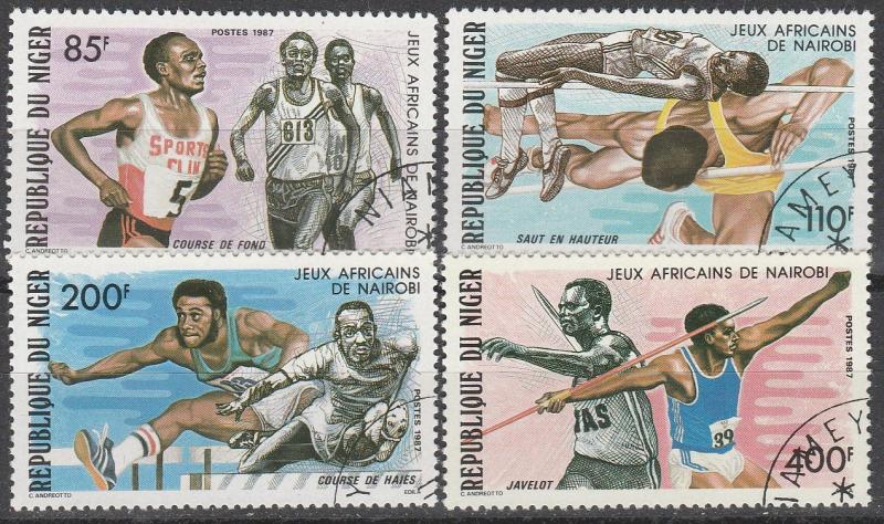 Niger #763-6 F-VF Used   CV $3.00  (A10847)