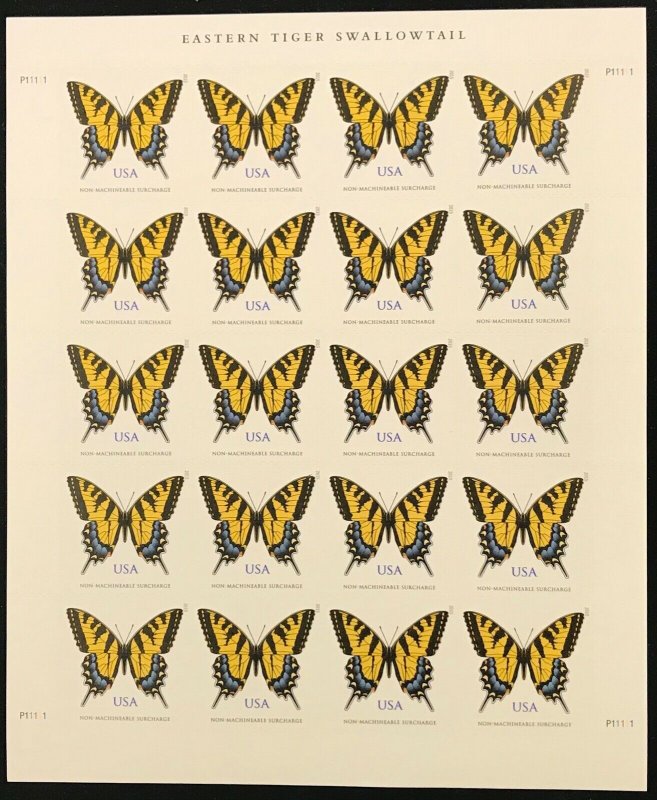 4999   Eastern Tiger Swallowtail    MNH (71¢) sheet of 20    FV $14.20   In 2015 