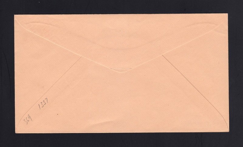 MINT POSTAL STATIONERY ENVELOPE: Scott #U369 / UPSS #1337