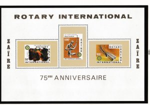 Zaire # 973a, Rotary International 75th Anniversary, Mint NH, 1/2 Cat.