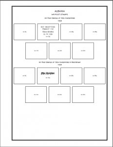 ALBANIA STAMP ALBUM PAGES 1913-2010 (391 PDF digital pages)