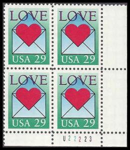 2618 MNH Plate Block