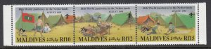 Maldive Islands 2081 Boy Scouts MNH VF