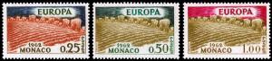 Monaco Scott 507-509 (1962) Mint VLH VF Complete Set B