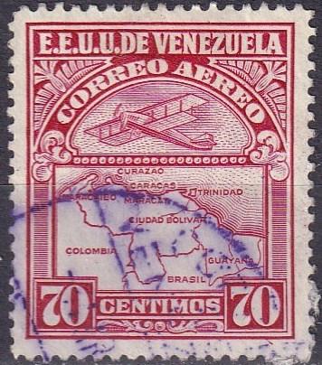 Venezuela #C125 F-VF Used  CV $7.75  Z314