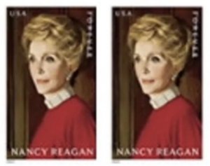 US Nancy Reagan NDC/Imperf Horizontal Pair- 2 Stamps Pre-Order Ships 18 July MNH
