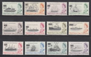 Tristan Da Cunha Scott #141-152 MH