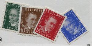 ESTONIA 139-42  MNH