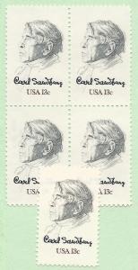 US #1731, MNH, Blk/4 + 1