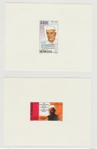 1989 Senegal 100th Anniversary Birthday Proof of Luxury Jawaharlal Nehru India-