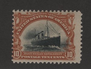 US # 299 Fine OG mint never hinged nice color cv $ 300