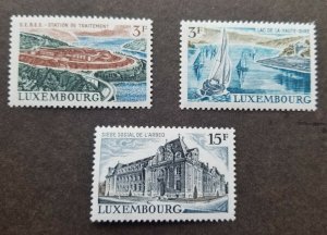 *FREE SHIP Luxembourg Landscape 1971 Sailing Ship Lake Labour ARBED (stamp) MNH