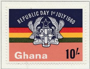 1960 GHANA 10s MH* Stamp A4P42F40179-