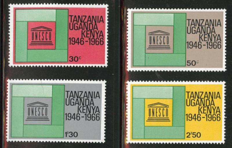 Kenya Ugand Tanganyika, KUT  Scott 168-171 MNH** set