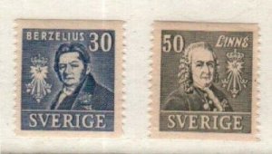 Sweden Scott 295-6 Mint NH [TG441]