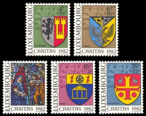 Luxembourg 1982 Scott #B337-B341 Mint Never Hinged