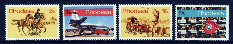 RHODESIA Queen Elizabeth II 1970 Posts & Telecomms Set SG 453 to SG 456 MINT