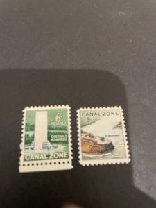Canal Zone sc 158,159 MNH