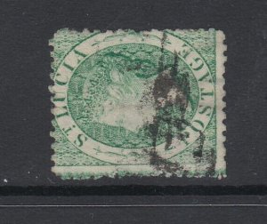 St. Lucia, Scott 6 (SG 8x), used, Watermark Reversed