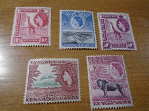 Kenya-Uganda-Tanganyika  #  104/108/110-12  MNH