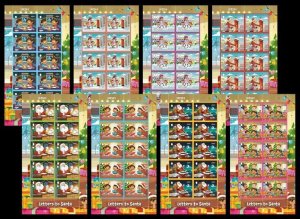 JERSEY 2025 MNH Letters to Santa 8M/S #J11006