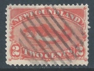 Newfoundland #48 Used 2c Codfish Red Orange