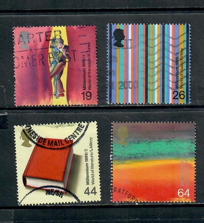 1999 COMMEMORATIVES SET THE ARTIST'S TALE, USED 070421