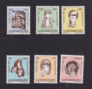 Luxembourg   #B264-B269  MNH  1968 handicapped children