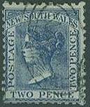 New South Wales SC#53f QV 2d, used