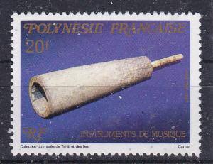 Fr. Polynesia 462 MNH 1987 Wood Horn