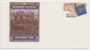 Postal stationery Australia 1988 Organised Philately