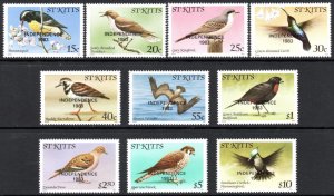 St Kitts - 1983 Independence 1983 Imprint Date Set MNH** SG 119B-128B