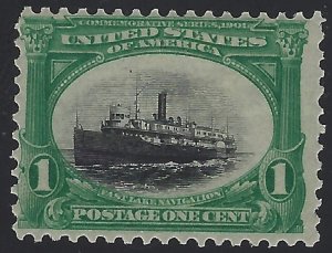 1c US #294 Pan-American Exposition Issue MH F Scv $16