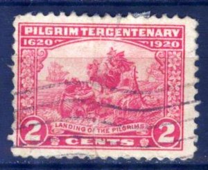 United States USA 1920 Pilgrims Ships Sc. 549 Used