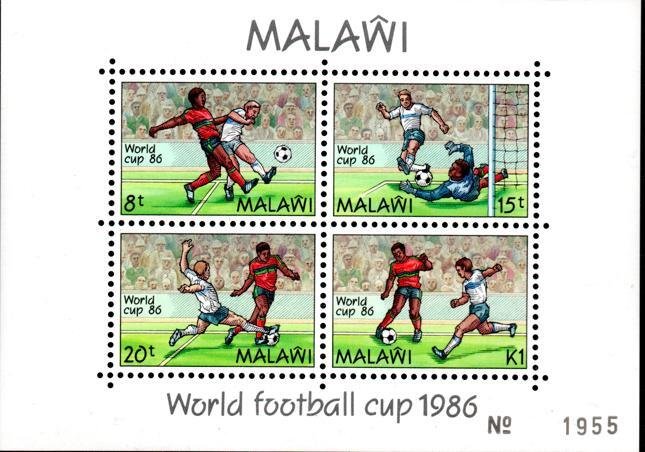 Malawi - 1986 FIFA World Cup MS MNH** SG MS750