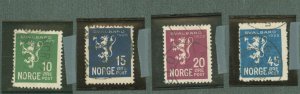 Norway #111-14  Single (Complete Set)