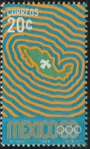 Mexico, #996  MNH  From 1968