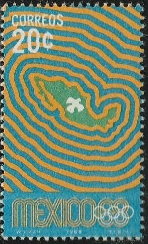 Mexico, #996  MNH  From 1968